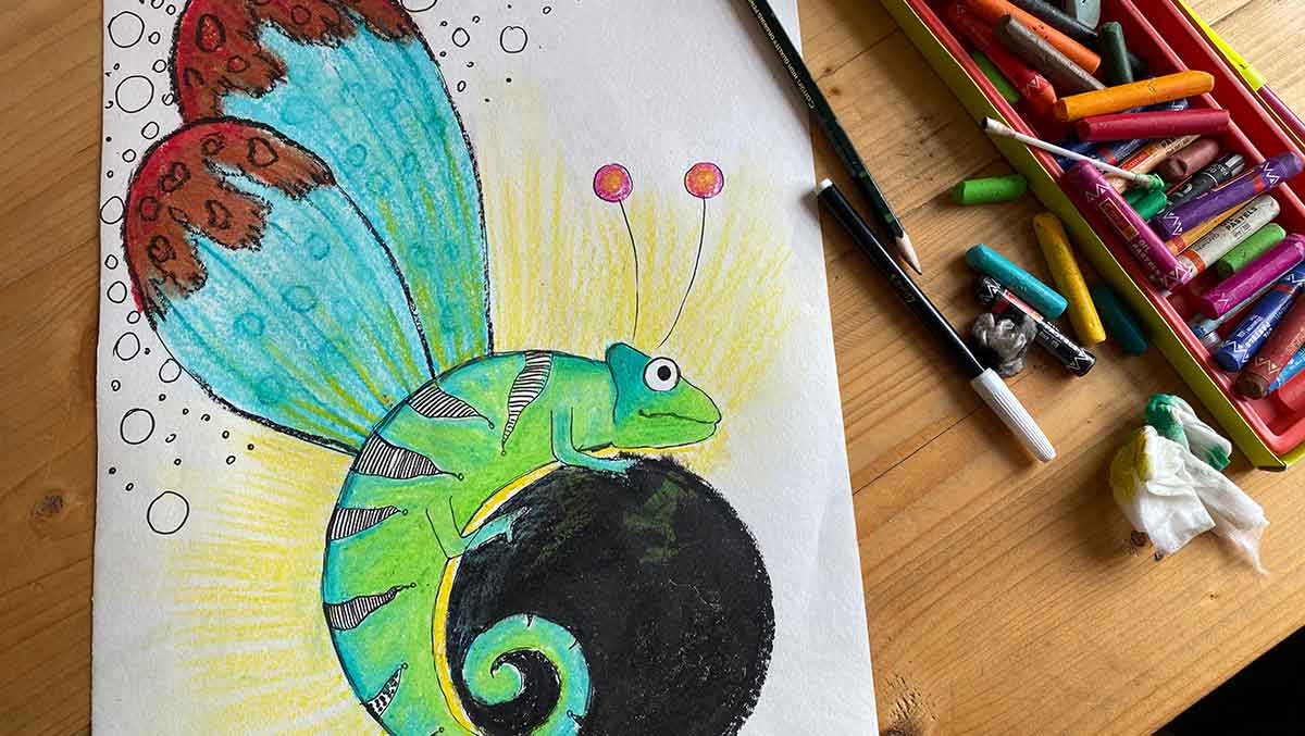 Making Art with Kids: Oil Pastels that POP!